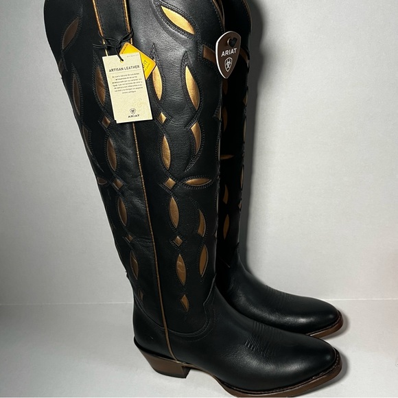 ARIAT Women's Saylor Stretch Inkwell Leather Tall Boot Size 8.5